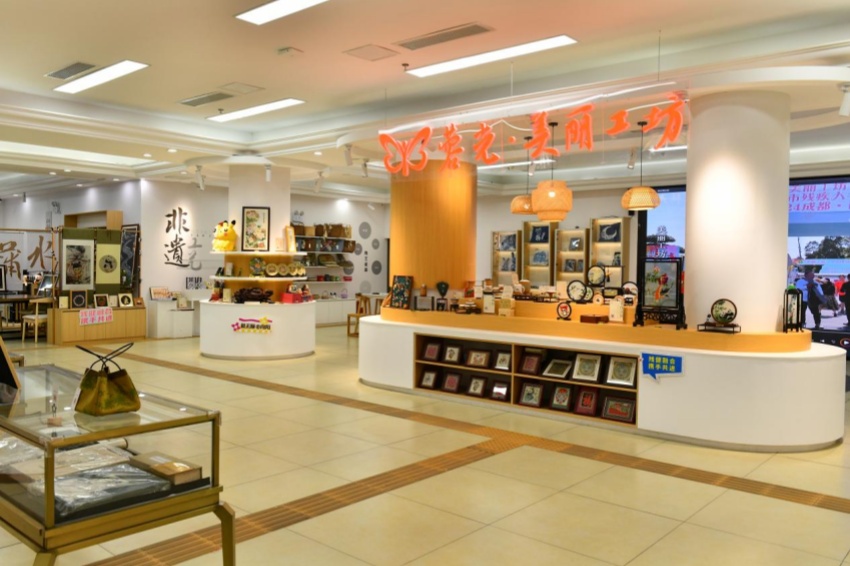 “蓉光·美丽工坊”展销空间。成都市残联供图