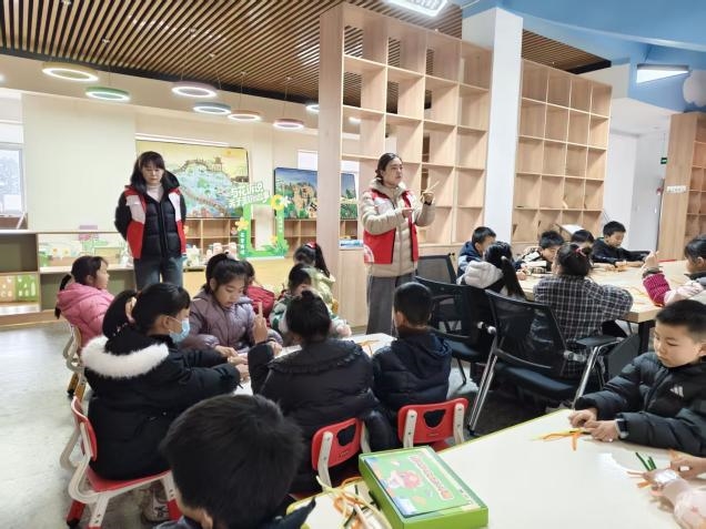 冬韵启智 乐学同行——方兴社区冬令营开营顺利开展(图4) 冬韵启智 乐学同行——方兴社区冬令营开营顺利开展(图4)