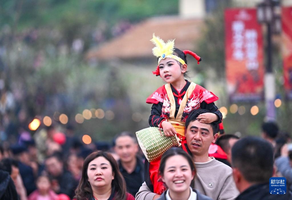 重庆璧山:千年火把节 点亮乡村新春(图6) 重庆璧山:千年火把节 点亮乡村新春(图6)
