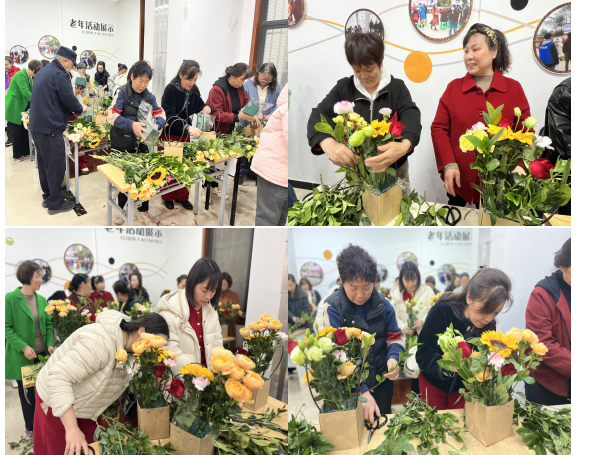 保和街道迎晖社区开展“家园焕新颜 花艺暖邻里”-- 插花邻里融合活动(图2)
