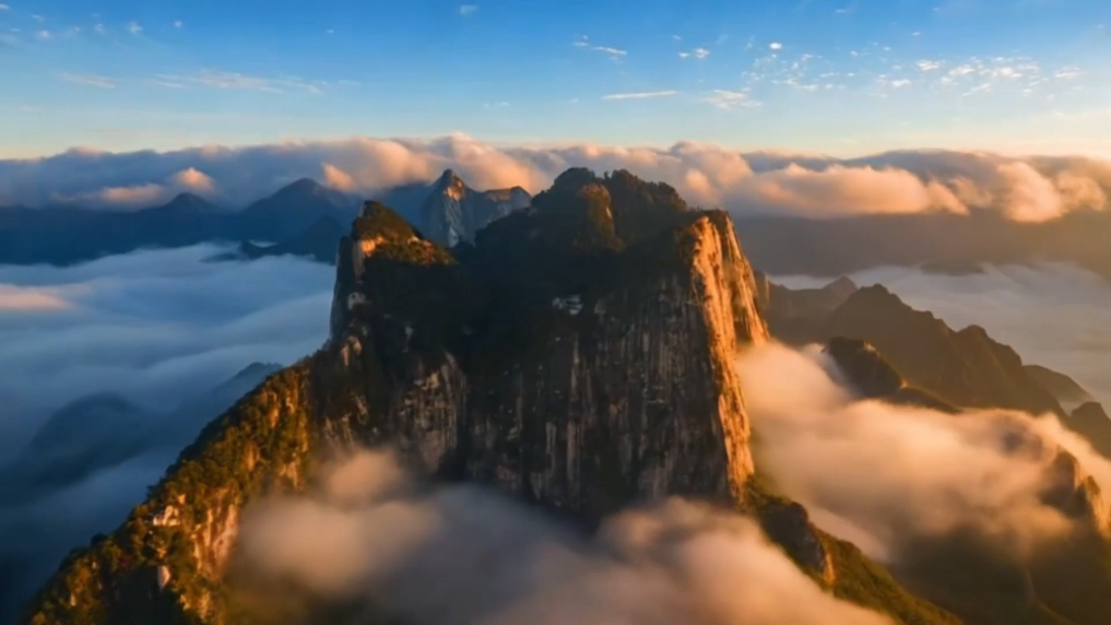 华山落日 美景如画(图1)