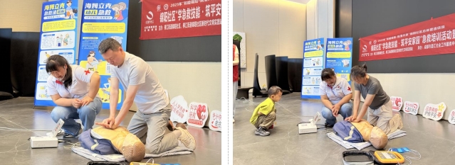 锦阳社区开展“学急救技能・筑平安家园”急救培训活动暨爱邻议事梳理办结行动(图2)